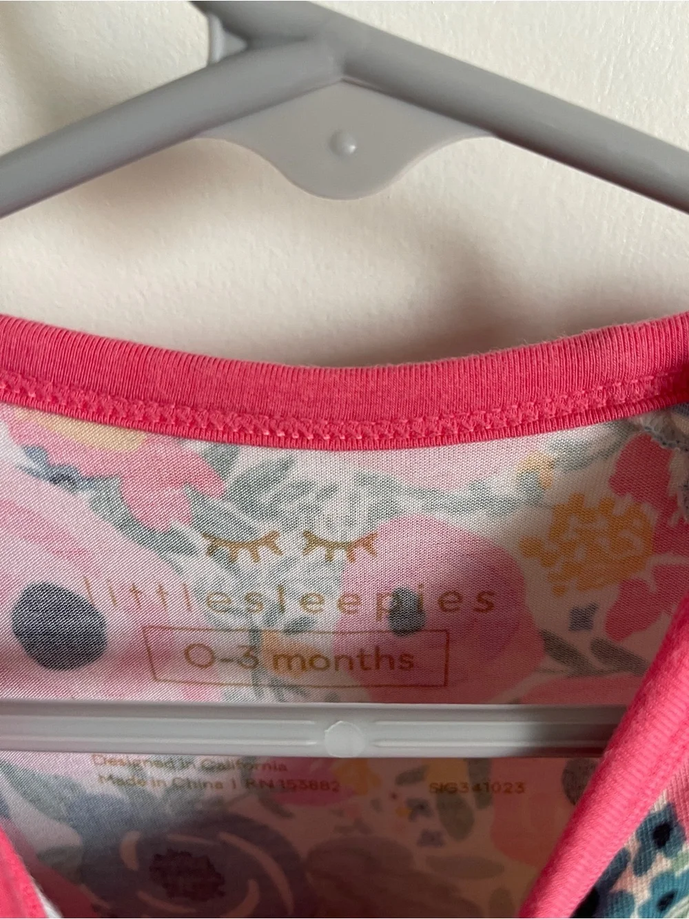 Little Sleepies Secret Garden Zippy 0-3M